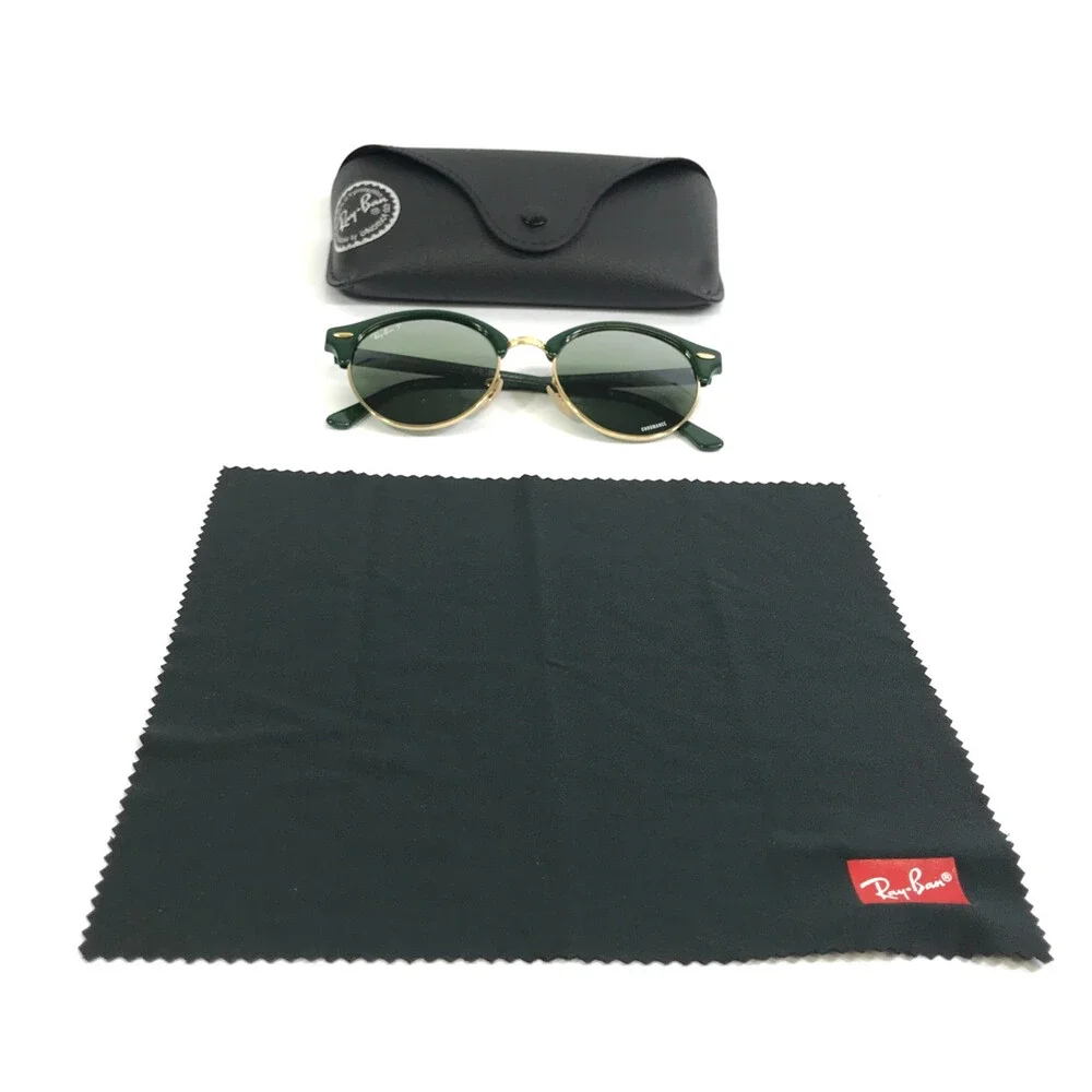 Ray-Ban Sunglasses RB4246 1368/G4 Green on Gold Frames w/ Green Chromance Lenses